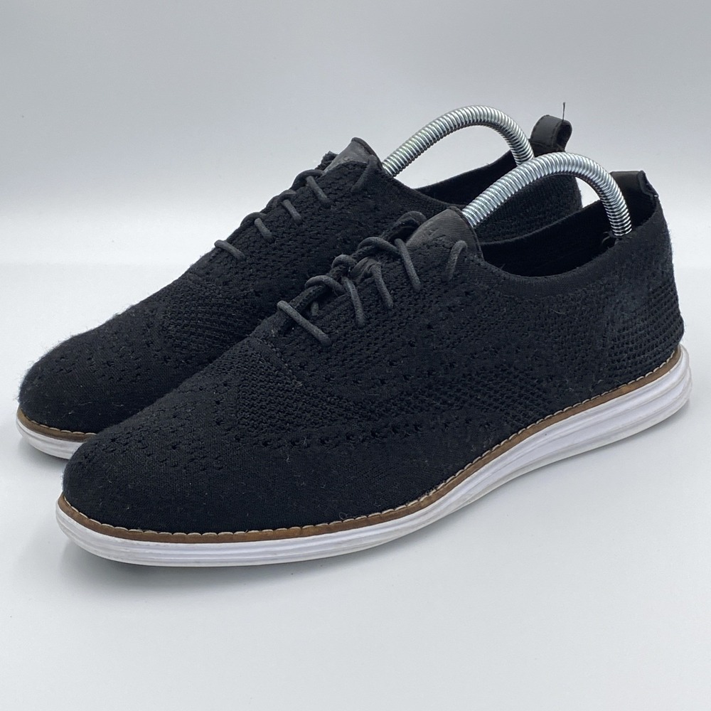 Cole Haan OriginalGrand Stitchlite Oxford Knit Shoes Women's 10 B Black Casual